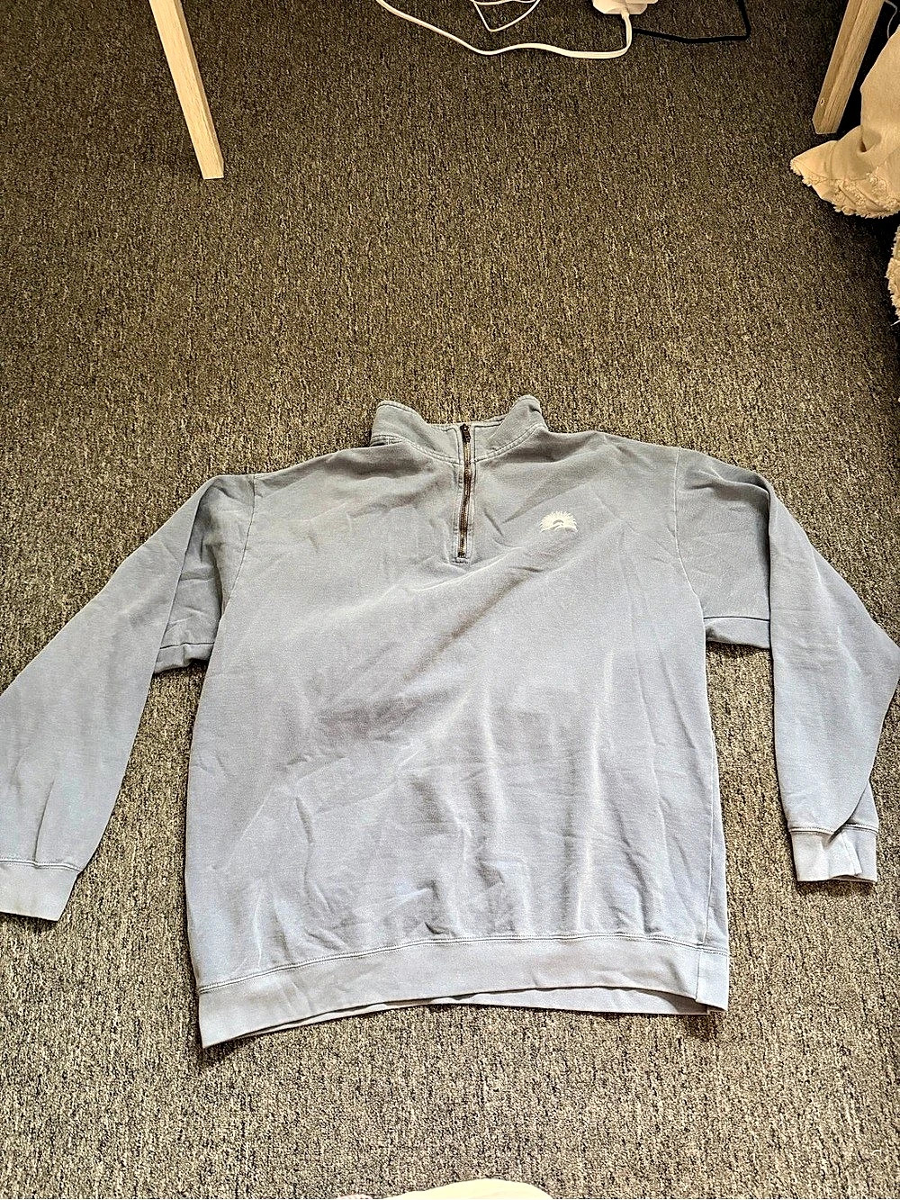 Lululemon Quarter-Zip Sweatshirt Blue Size Large